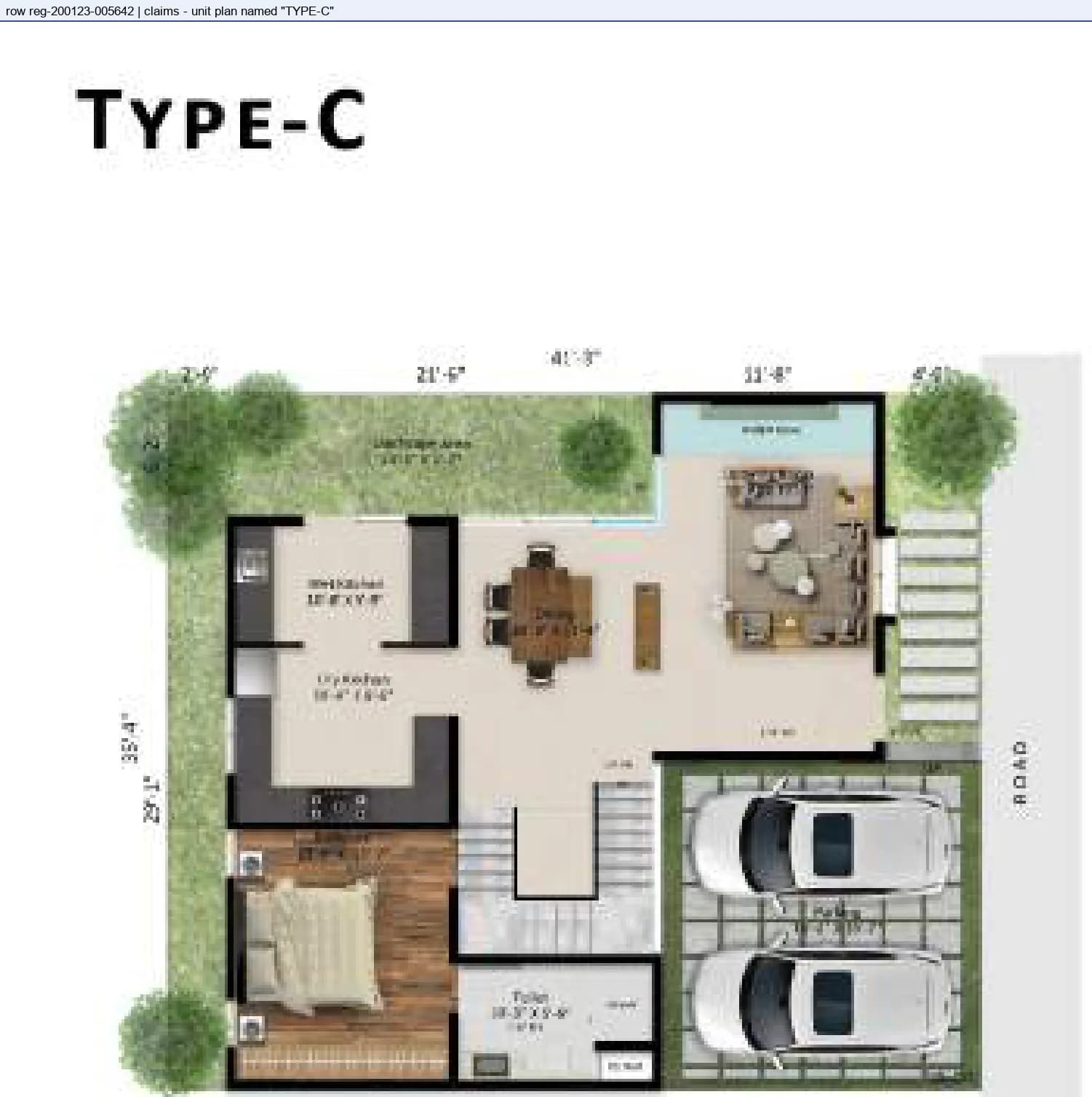 Floor plan, Type C